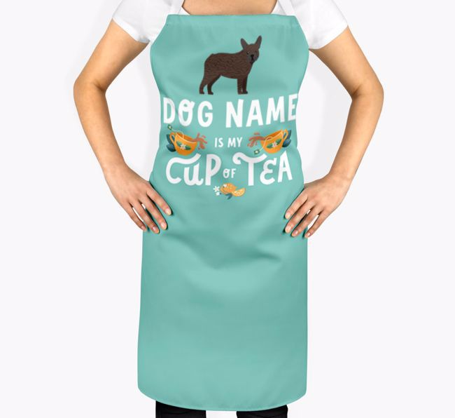 {dogsName} Is My Cup Of Tea: {breedFullName} Apron